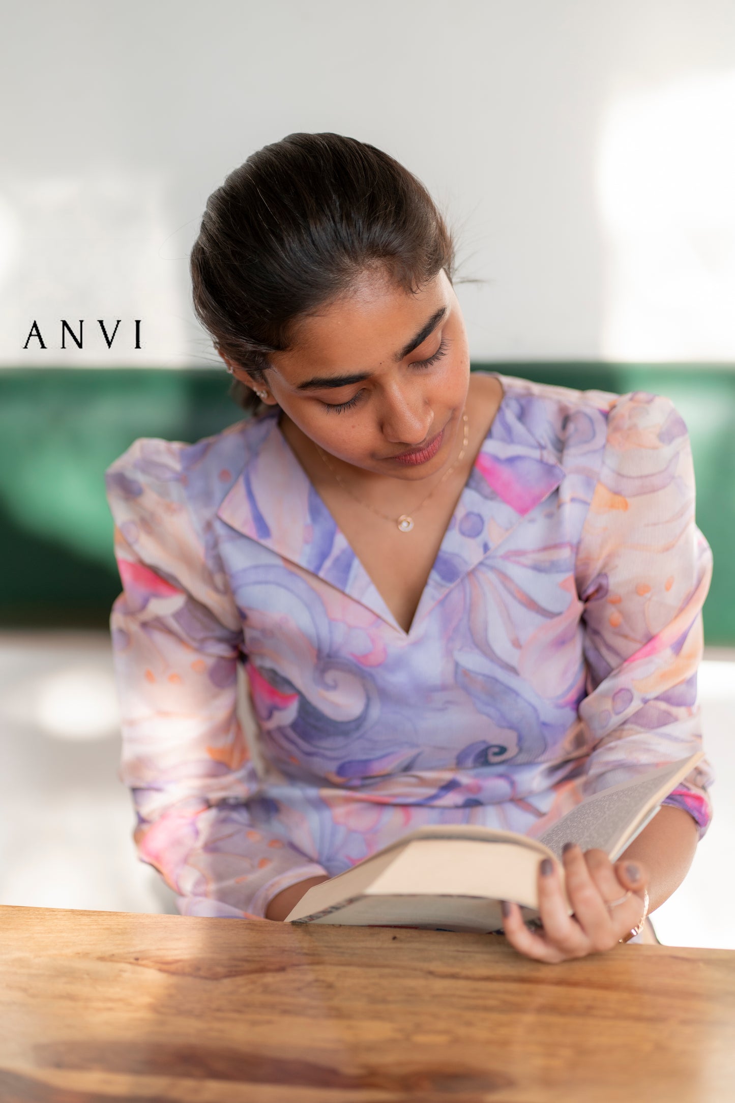 Semi tussar kurti with lining
