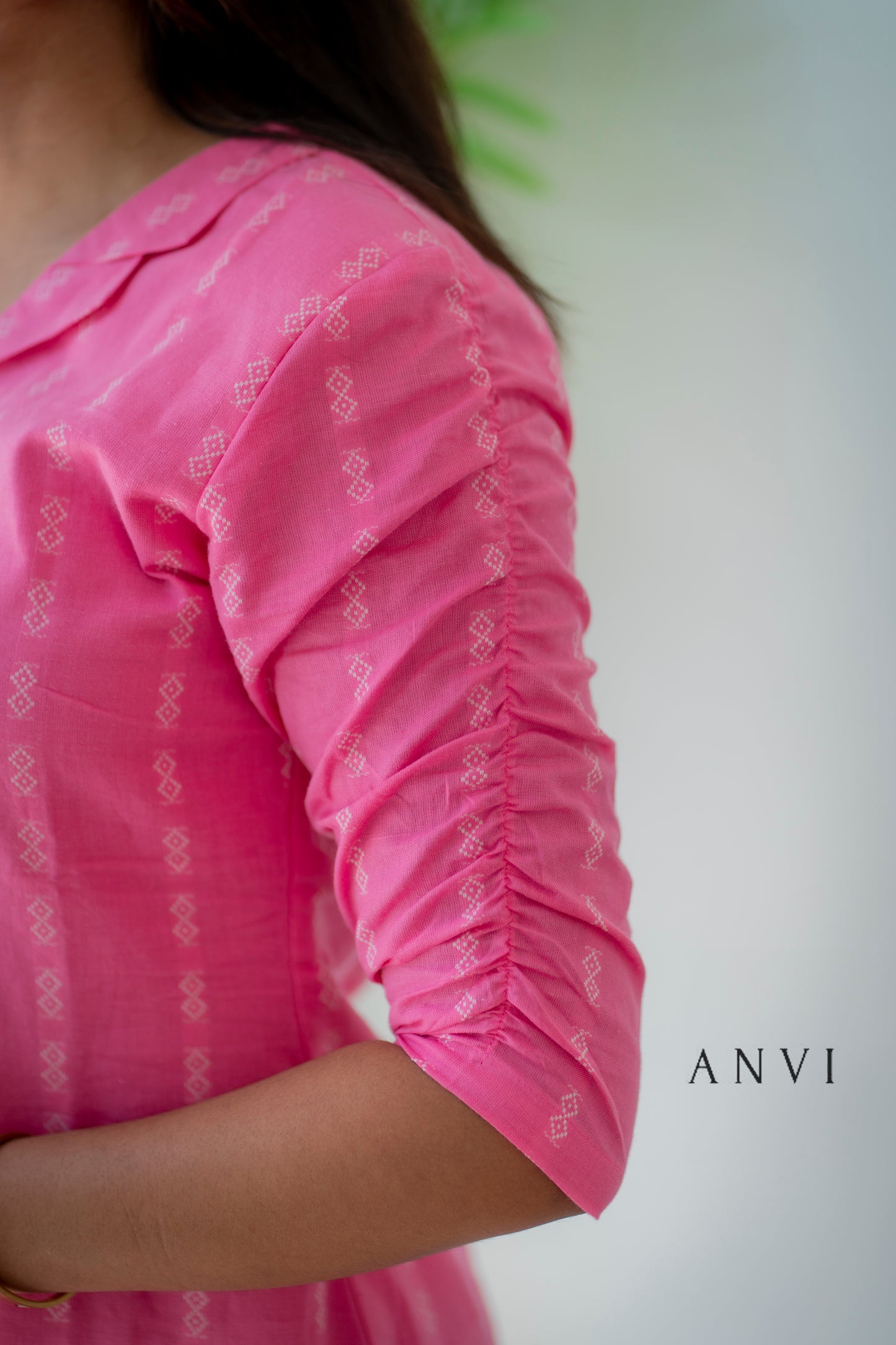 AL 403 Cotton Co ords with palazzo pants (with lining)