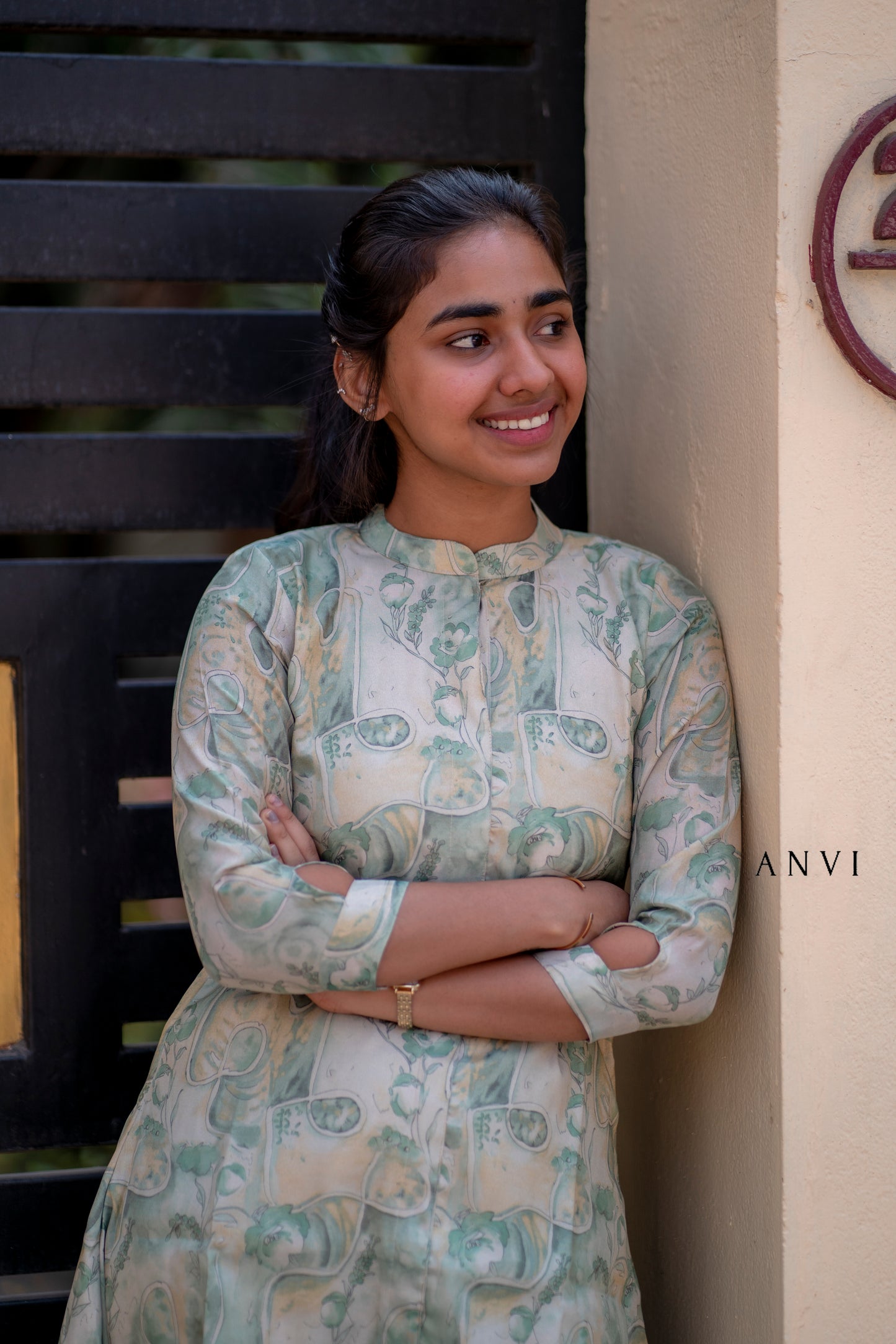 Semi tussar co ords with lining