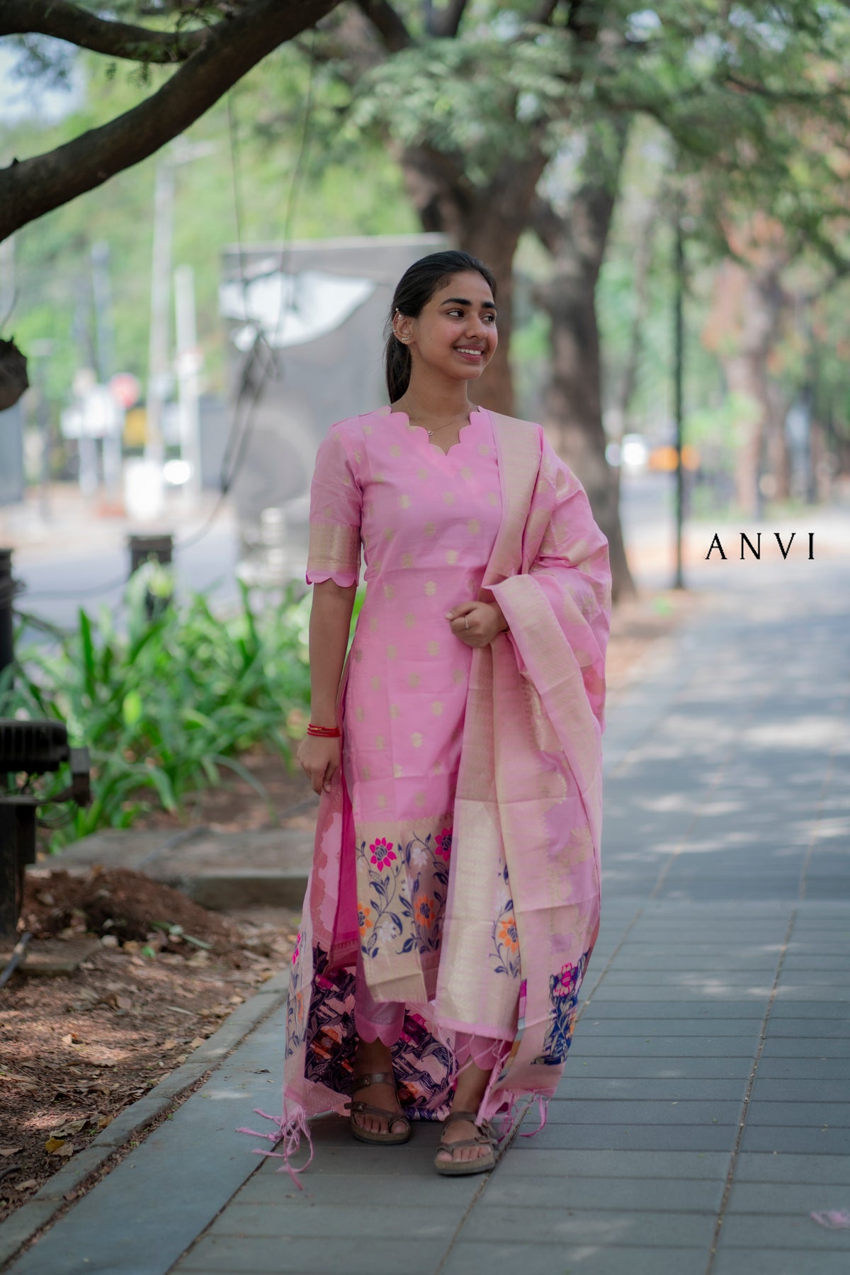 AL 428 Premium Silk suits with paithani border (with lining) – Anvi The ...