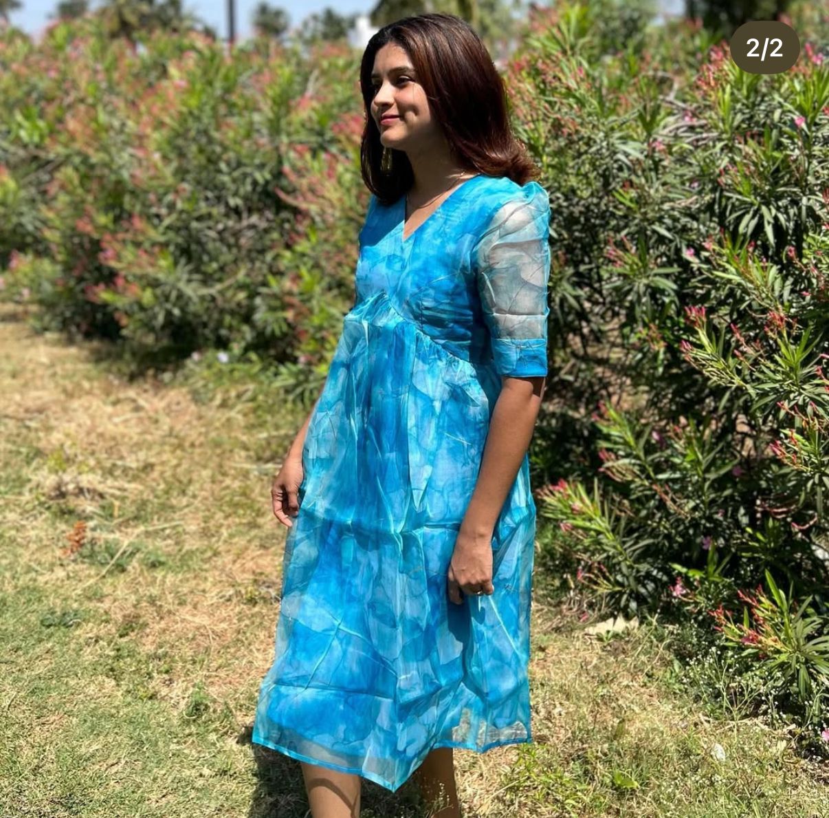 AL  60 Organza Maxi with lining